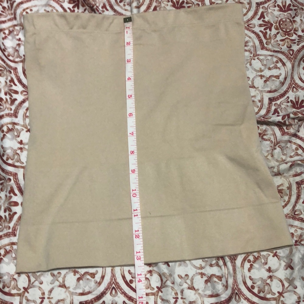 Stretch underwear tank top strapless